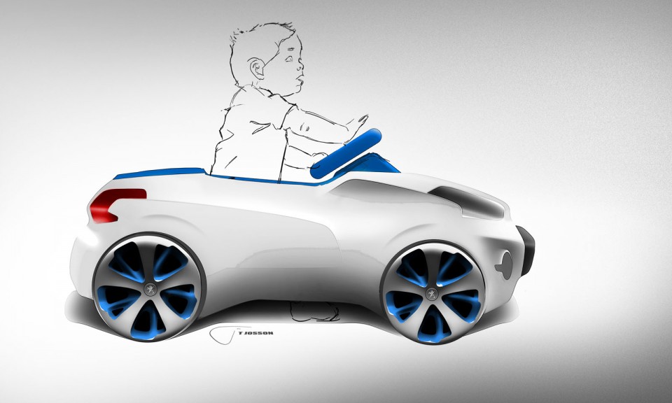 Profil Sketch Peugeot 208 à pédales - 008