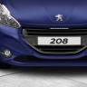 Face avant Peugeot 208 Intuitive Bleu Virtuel France (2012) - 002