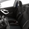 Photo sièges Peugeot 208 Like - Blanc Banquise - France (2014)