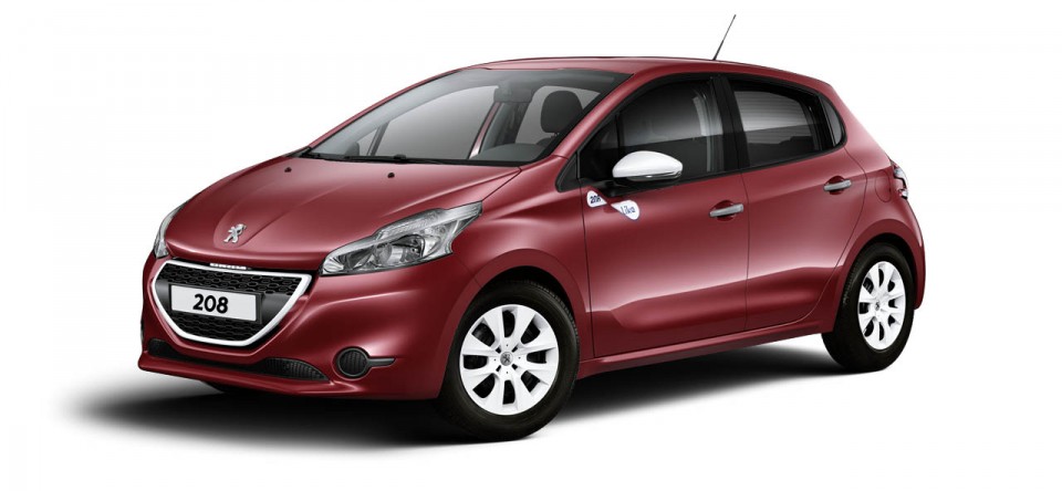 Photo Peugeot 208 Like - Rouge Rubi - France (2014)