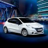 Photo officielle Peugeot 208 Like Blanc Banquise (2014)