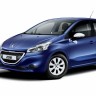 Photo officielle Peugeot 208 Like Bleu Virtuel (2014)