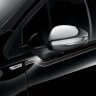 Coque rétroviseur chromée et sigle Peugeot 208 Urban Soul Noir Perla Nera - 011