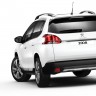 Vue arrière Peugeot 2008 Blanc Banquise 04