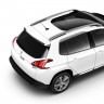 Vue aérienne Peugeot 2008 Blanc Banquise 05