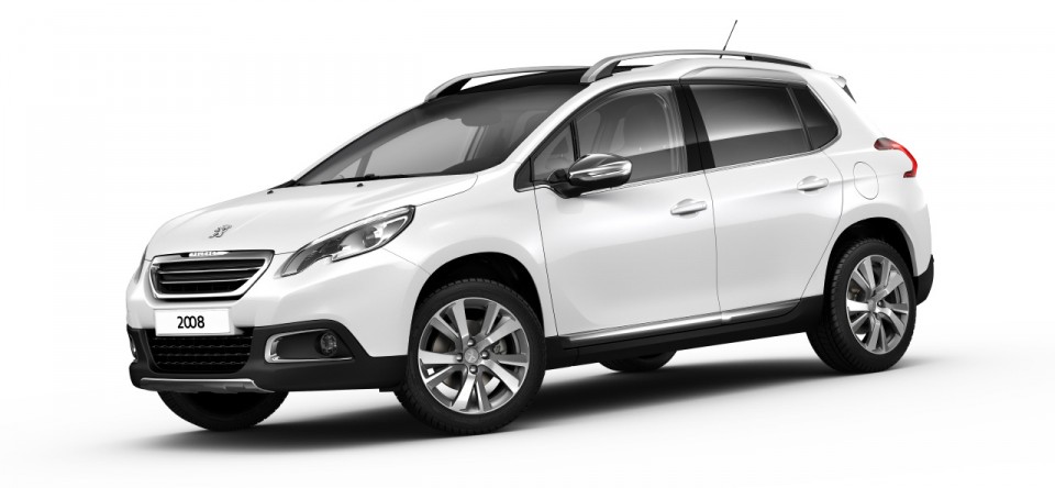3/4 avant Peugeot 2008 Blanc Nacré 02