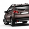 Vue arrière Peugeot 2008 Brun Makaha 04