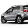 3/4 arrière Peugeot 2008 Gris Artense 03