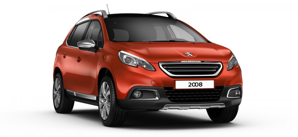 Photo Peugeot 2008 Orange Tourmaline 01