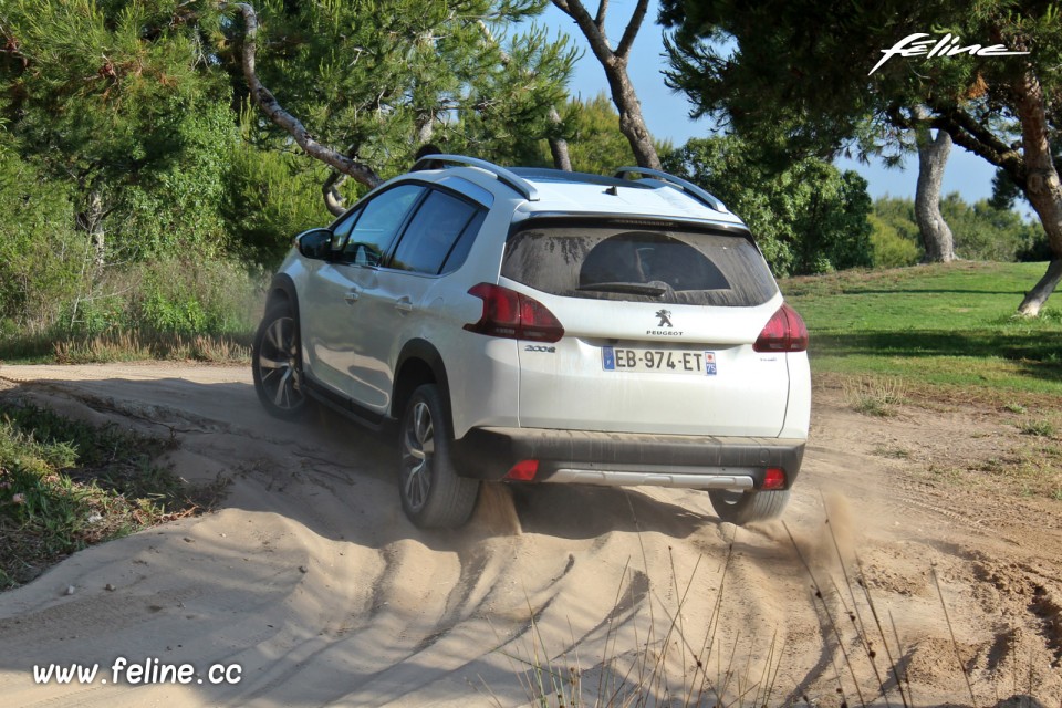 Photo essai sable Grip Control Peugeot 2008 restylée (2016)