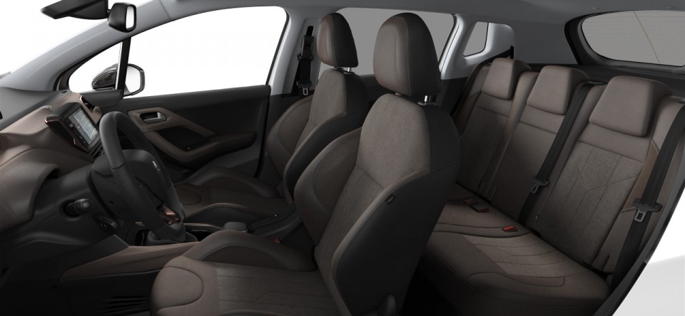 Intérieur mi-TEP / Alcantara Brundy - Peugeot 2008