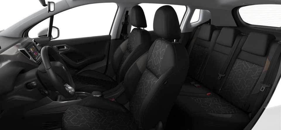 Intérieur Tissu Tokyo Noir Mistral - Peugeot 2008