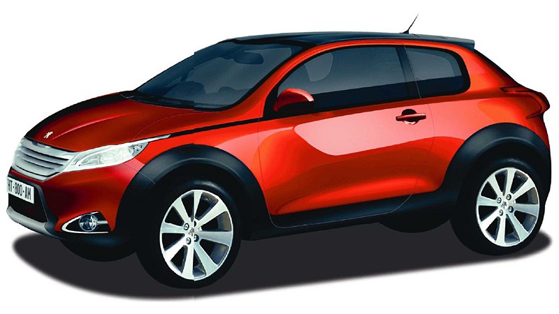 Peugeot 2008, montage photo