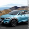 Peugeot 2008 Bleue, montage photo