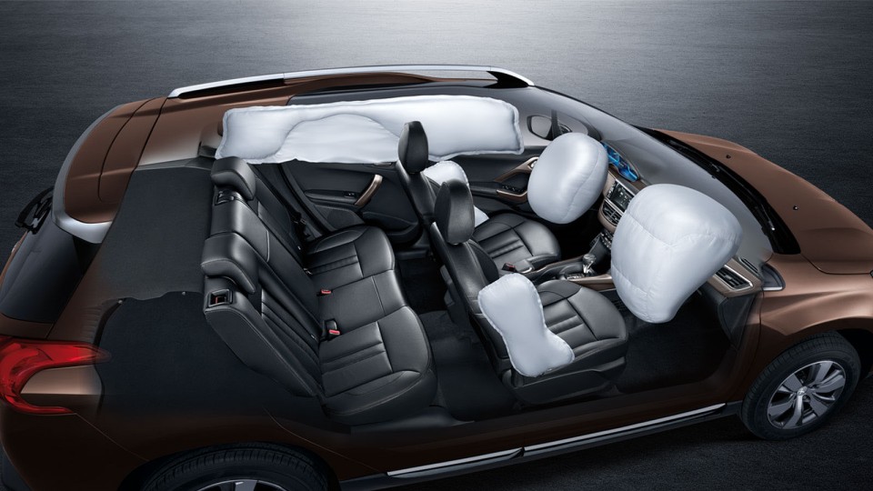 Photo airbags Peugeot 2008 Chine