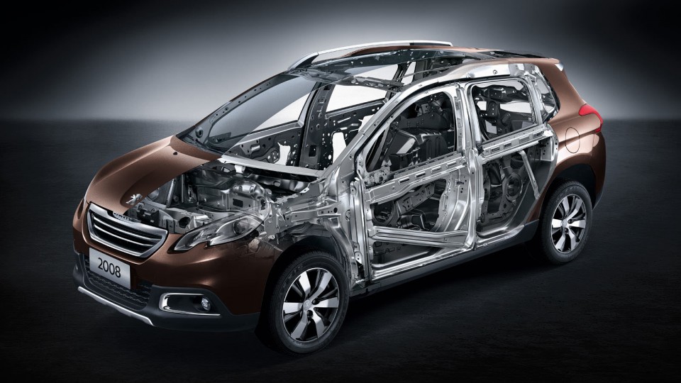 Photo structure Peugeot 2008 Chine