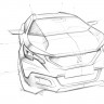 Croquis officiel Peugeot 2008 restylée (2016)