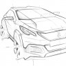 Croquis officiel Peugeot 2008 restylée (2016)