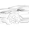 Croquis officiel Peugeot 2008 restylée (2016)