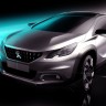 Design sketch officiel Peugeot 2008 restylée (2016)