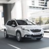 3/4 avant dynamique Peugeot 2008 Féline Blanc Nacré - Photo officielle - 2-020