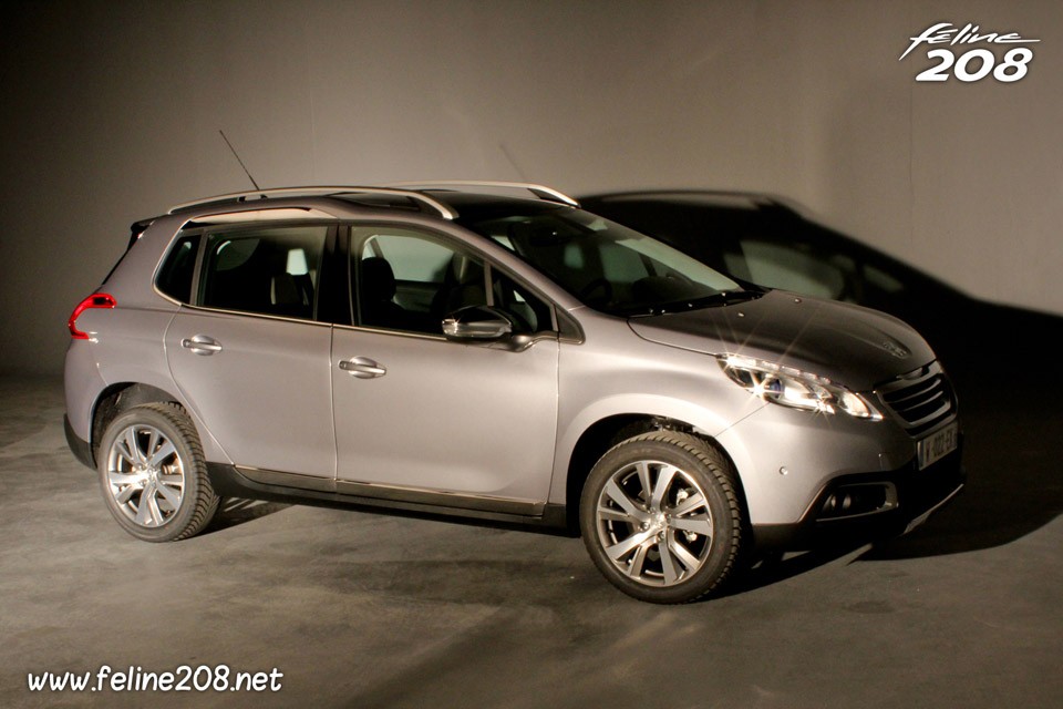 Profil avant Peugeot 2008 Allure Gris Artense - 001