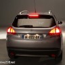 Feux arrière allumés Peugeot 2008 Allure Gris Artense - 012
