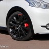 Photo jante Lithium 18 noir mat Peugeot 208 GTi 30th Blanc Perle