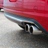 Photo double sortie d'échappement Peugeot 208 GTi 30th Rouge Ru