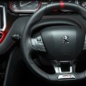 Volant cuir pleine fleur Peugeot 208 GTi Rouge Rubi, version AU (RHD) - 1-022