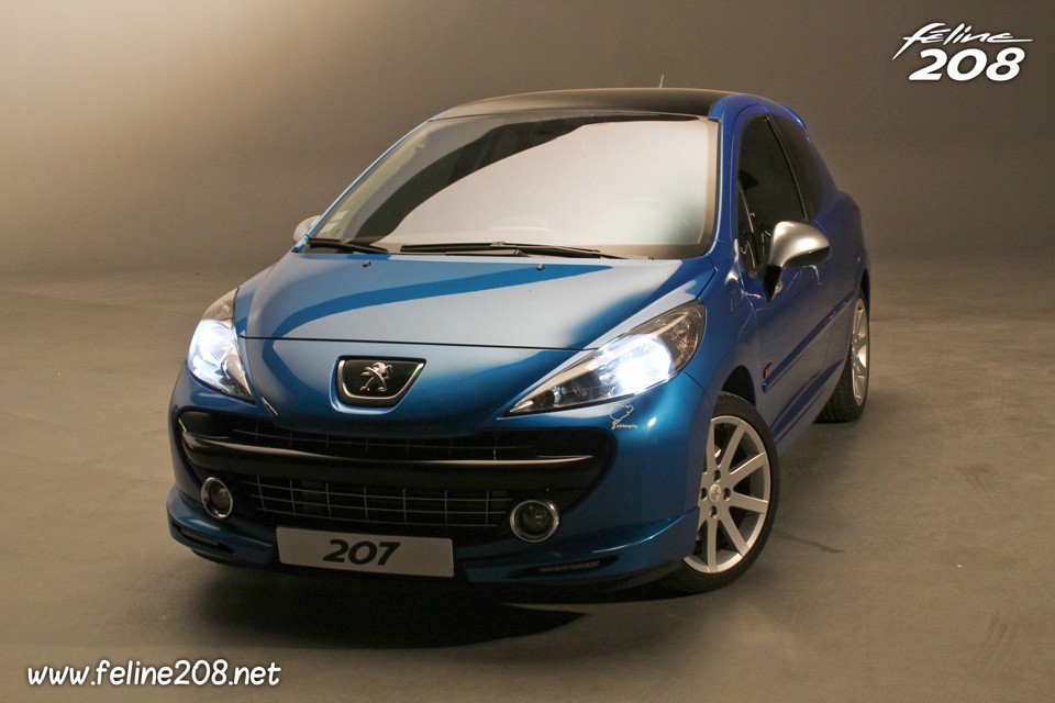 Peugeot 207 RC 1.6 THP 175 Bleu Récife - 002