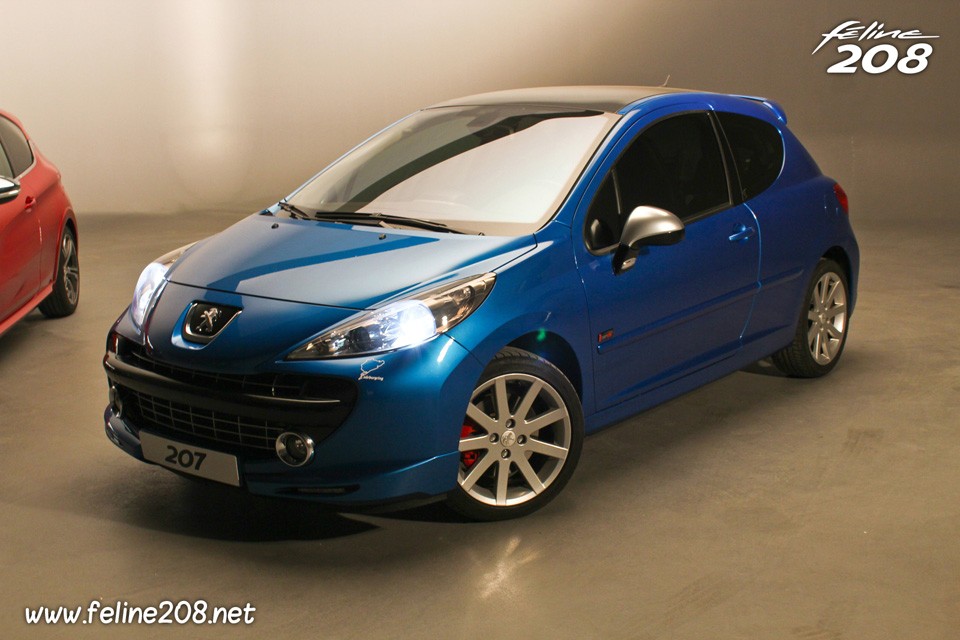Peugeot 207 RC Bleu Récife 1.6 THP 175 - 008