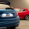 Coffre Peugeot 207 RC Bleu Récife vs Peugeot 208 GTi Rouge Rubi - 010