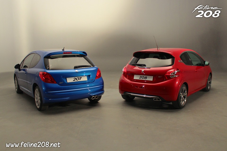 Comparatif Peugeot 208 GTi face à la 207 RC - 014