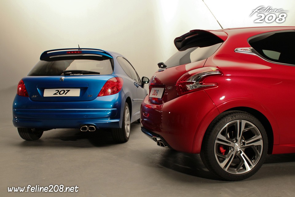 Comparatif Peugeot 208 GTi face à la 207 RC - 016
