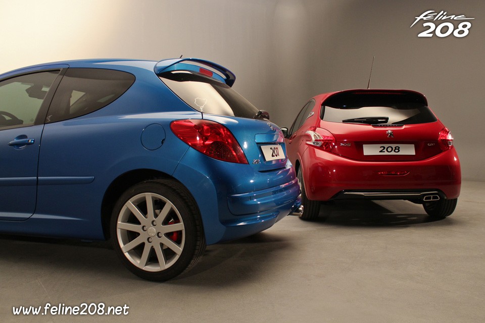 Comparatif Peugeot 208 GTi face à la 207 RC - 018