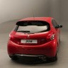 Vue arrière Peugeot 208 GTi Rouge Rubi - 019