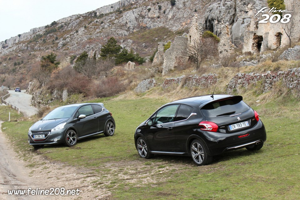 Peugeot 208 GTi Gris Shark et Noir Perla Nera - Essais Peugeot 208 GTi - Mars 2013 - 1-014
