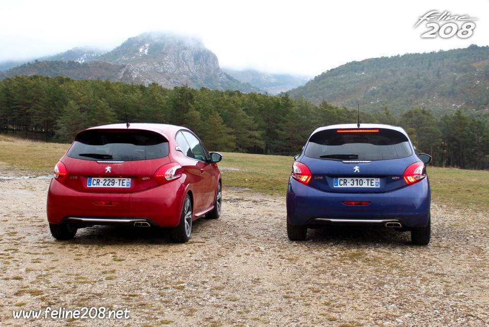 Peugeot 208 GTi Rouge Rubi et Bleu Virtuel - Essais Peugeot 208 GTi - Mars 2013 - 1-037