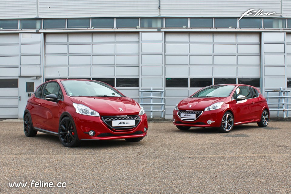 Photo essai Peugeot 208 GTi 30th et Peugeot 208 GTi Rouge Rubi