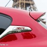 Photo sigle GTi custode Peugeot 208 GTi Rouge Rubi 1.6 THP 200 c