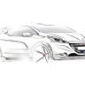 Croquis Peugeot 208 GTi - Photo officielle - 1-039