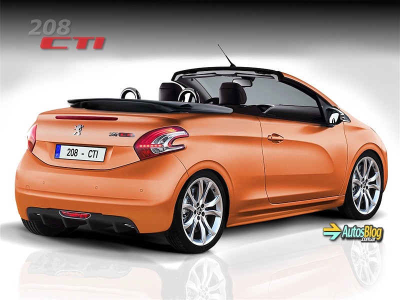 Photo Peugeot 208 CTi Orange 01