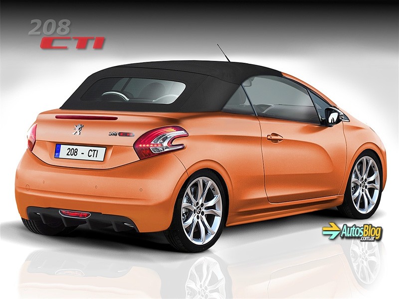 Photo Peugeot 208 CTi Orange 02