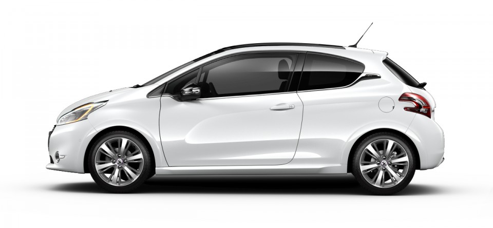 Profil Peugeot 208 XY Blanc Banquise 02