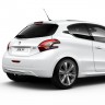 3/4 arrière Peugeot 208 XY Blanc Banquise 03