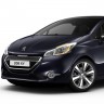 3/4 avant Peugeot 208 XY Dark Blue (Bleu Encre) 01