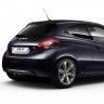 3/4 arrière Peugeot 208 XY Dark Blue (Bleu Encre) 03