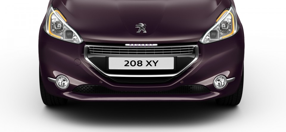 Face avant Peugeot 208 XY Purple Night 05