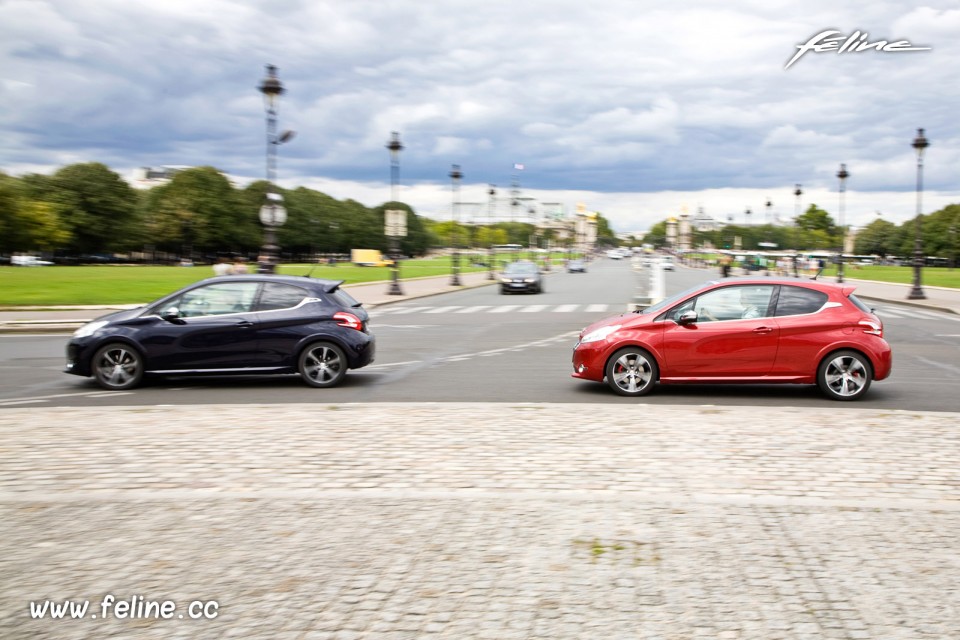 Photo essai Peugeot 208 XY et 208 GTi